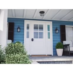 Kenroy Dural 1-Light Flush Mount In Black -Kenroy Store 63692735 7