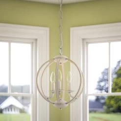 Kenroy Opal 3-Light Chandelier In Weathered White And Gold -Kenroy Store 63692792 6