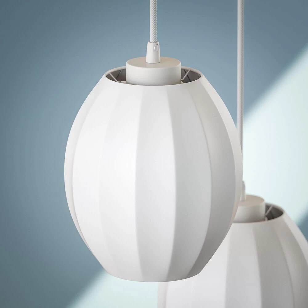 Kenroy Ash 3-Light Pendant In Matte White 7 Kenroy Ash 3-Light Pendant In Matte White - Image 5