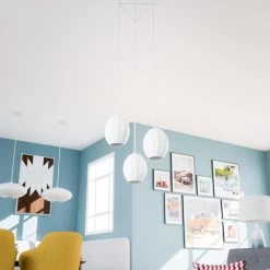 Kenroy Ash 3-Light Pendant In Matte White 15 Kenroy Ash 3-Light Pendant In Matte White -Kenroy Store 63692834 7