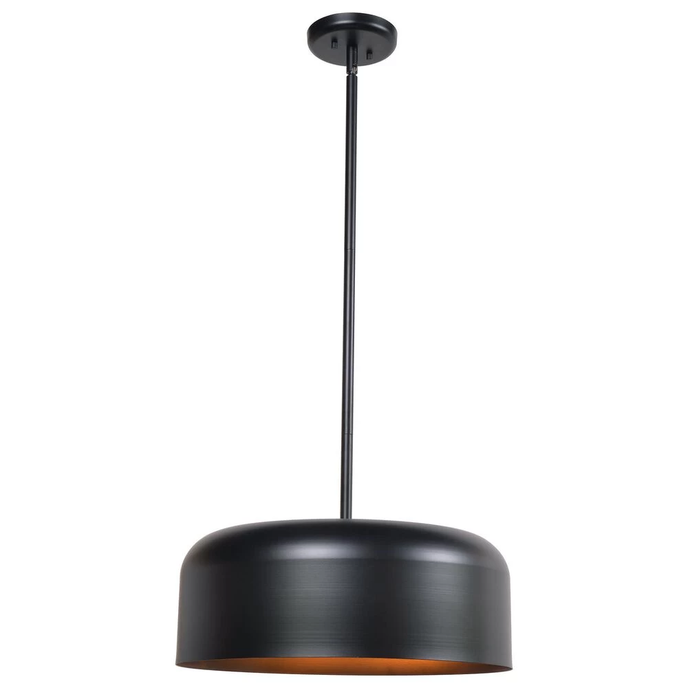 Kenroy Porter 2-Light Pendant In Matte Black 3 Kenroy Porter 2-Light Pendant In Matte Black