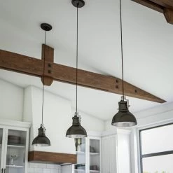 Kenroy Nautilus 1-Light Mini Pendant In Antique Bronze And Nickel -Kenroy Store 63693154 5