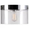 Kenroy Capri 1-Light Flush Mount In Chrome 2 Kenroy Capri 1-Light Flush Mount In Chrome -Kenroy Store 63693451 1