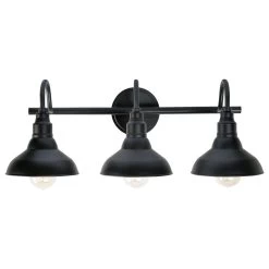 Kenroy Dale 3-Light Vanity In Sand Black