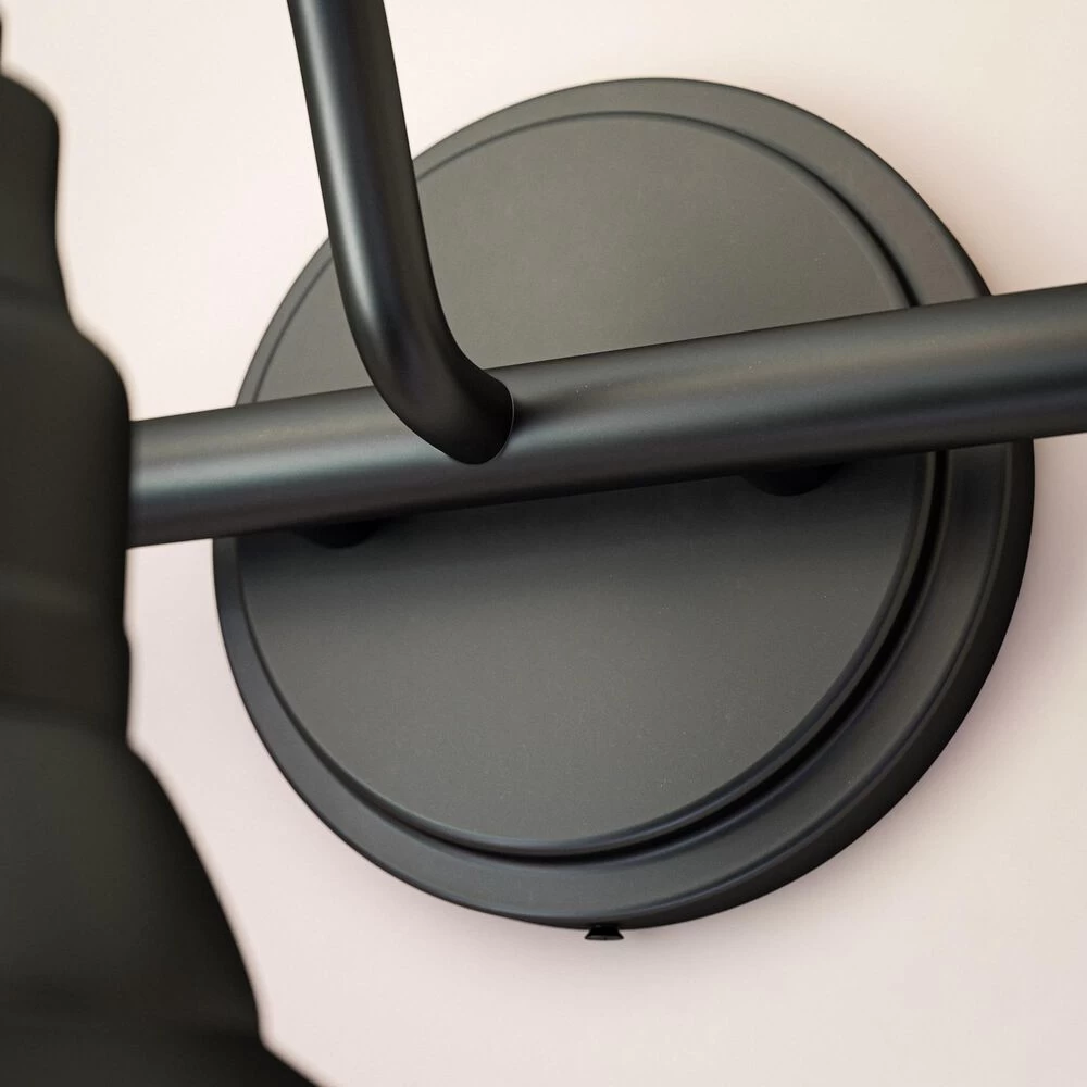 Kenroy Dale 3-Light Vanity In Sand Black 5 Kenroy Dale 3-Light Vanity In Sand Black - Image 3