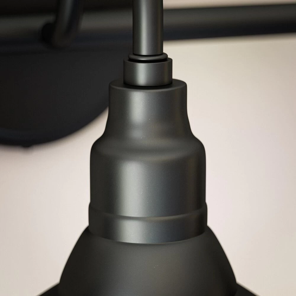 Kenroy Dale 3-Light Vanity In Sand Black 6 Kenroy Dale 3-Light Vanity In Sand Black - Image 4