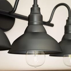 Kenroy Dale 3-Light Vanity In Sand Black 14 Kenroy Dale 3-Light Vanity In Sand Black -Kenroy Store 63693469 5