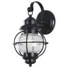 Kenroy Hatteras 1-Light Small Outdoor Wall Lantern In Black -Kenroy Store 63693568 1