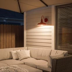 Kenroy Dale 1-Light Large Lantern In Matte Red -Kenroy Store 63693576 6