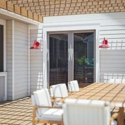 Kenroy Dale 1-Light Large Lantern In Matte Red -Kenroy Store 63693576 7