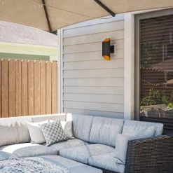 Kenroy Quinn 2-Light LED Lantern In Matte Black -Kenroy Store 63693667 3