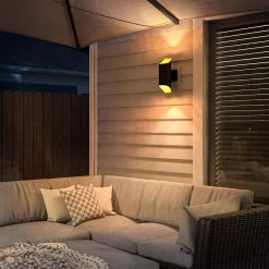 Kenroy Quinn 2-Light LED Lantern In Matte Black -Kenroy Store 63693667 5