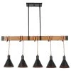 Kenroy Abilene 5-Light Island Light In Black