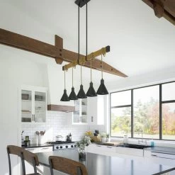 Kenroy Abilene 5-Light Island Light In Black -Kenroy Store 63694061 7