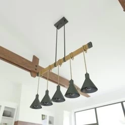 Kenroy Abilene 5-Light Island Light In Black -Kenroy Store 63694061 9