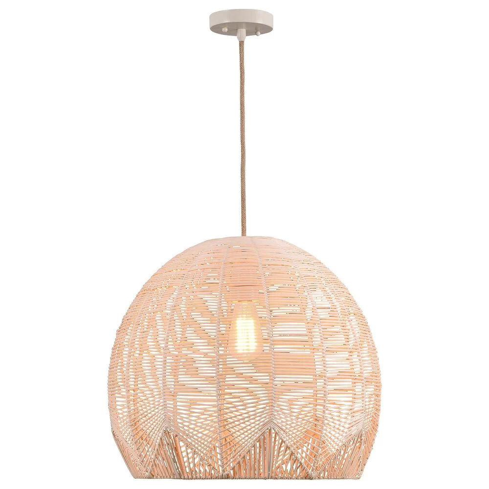 Kenroy Noel 1-Light Pendant In Natural 3 Kenroy Noel 1-Light Pendant In Natural