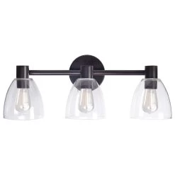 Kenroy Edis 3-Light Vanity In Blackened Oil Rubbed Bronze