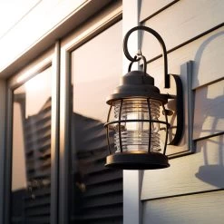 Kenroy Beacon 1-Light Outdoor Wall Lantern In Blackened Gilded Copper -Kenroy Store 63694350 3