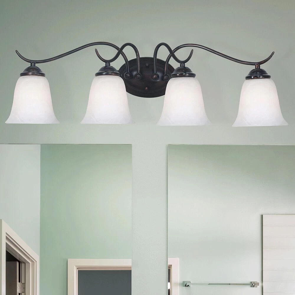 Kenroy Medusa 4-Light Vanity In Oil Rubbed Bronze 3 Kenroy Medusa 4-Light Vanity In Oil Rubbed Bronze - Image 2