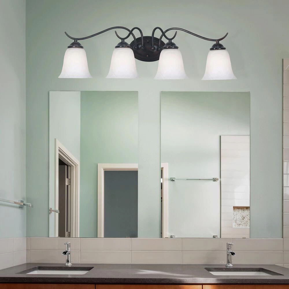 Kenroy Medusa 4-Light Vanity In Oil Rubbed Bronze 4 Kenroy Medusa 4-Light Vanity In Oil Rubbed Bronze - Image 3