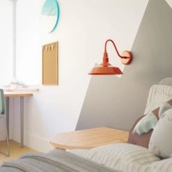 Kenroy Dale 1-Light Lantern In Matte Red -Kenroy Store 63694426 3