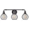 Kenroy Cagney 3-Light Vanity In Black