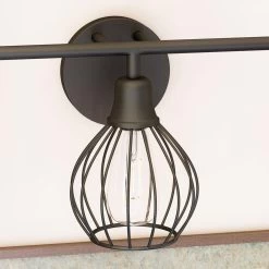 Kenroy Cagney 3-Light Vanity In Black -Kenroy Store 63694541 3