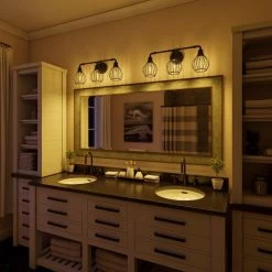 Kenroy Cagney 3-Light Vanity In Black -Kenroy Store 63694541 9