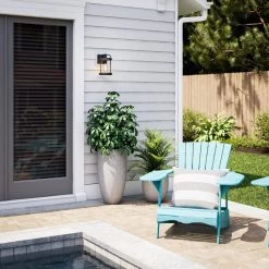 Kenroy Gavin 1-Light Small Outdoor Wall Lantern In Forged Graphite -Kenroy Store 63694673 3