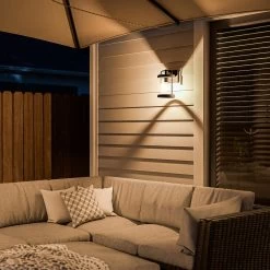 Kenroy Gavin 1-Light Small Outdoor Wall Lantern In Forged Graphite -Kenroy Store 63694673 5