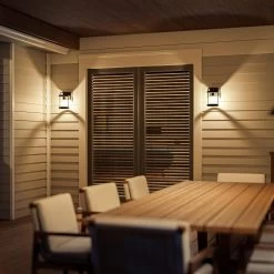 Kenroy Gavin 1-Light Small Outdoor Wall Lantern In Forged Graphite -Kenroy Store 63694673 7