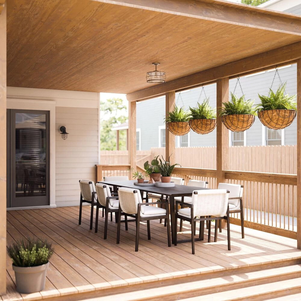 Kenroy Beacon 1-Light Convertible Flush In Flint 6 Kenroy Beacon 1-Light Convertible Flush In Flint - Image 4