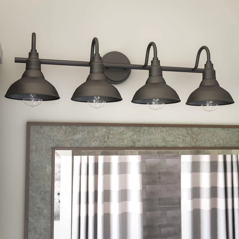 Kenroy Dale 4-Light Vanity In Sand Black 4 Kenroy Dale 4-Light Vanity In Sand Black - Image 2