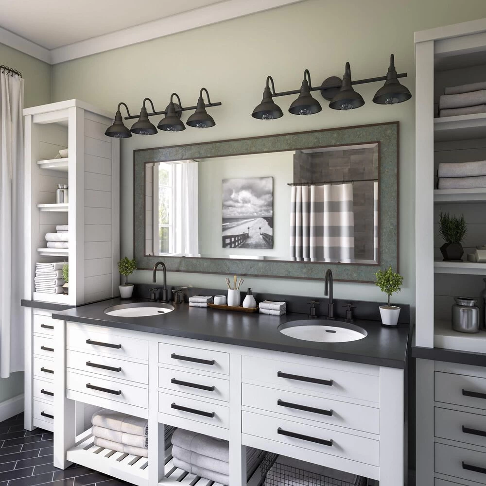 Kenroy Dale 4-Light Vanity In Sand Black 7 Kenroy Dale 4-Light Vanity In Sand Black - Image 5