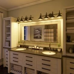 Kenroy Dale 4-Light Vanity In Sand Black 13 Kenroy Dale 4-Light Vanity In Sand Black -Kenroy Store 63694921 6