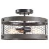 Kenroy Cozy 2-Light Semi-Flush Mount In Oil Rubbed Bronze -Kenroy Store 63694939 1
