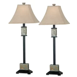 2-pk. Bennington Buffet Lamps