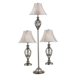 Cerise 3-pc. Lamp Set