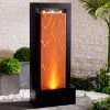 Andora 47 1/4" High Rust And Black LED Waterfall Fountain 2 Andora 47 1/4" High Rust And Black LED Waterfall Fountain -Kenroy Store andora 47 and one quarter inch high rust and black led waterfall fountain 85a39cropped