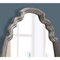 Backstage Antique Nickel 24 1/2" X 35 1/2" Oval Wall Mirror -Kenroy Store backstage antique nickel 24 and one half inch x 35 and one half inch oval wall mirror 83m21views2