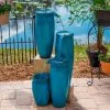 Blue Glaze 36" High Plug-In 4-Level Indoor-Outdoor Water Fountain 2 Blue Glaze 36" High Plug-In 4-Level Indoor-Outdoor Water Fountain -Kenroy Store blue glaze 36 inch high plug in 4 level indoor outdoor water fountain 66j05cropped