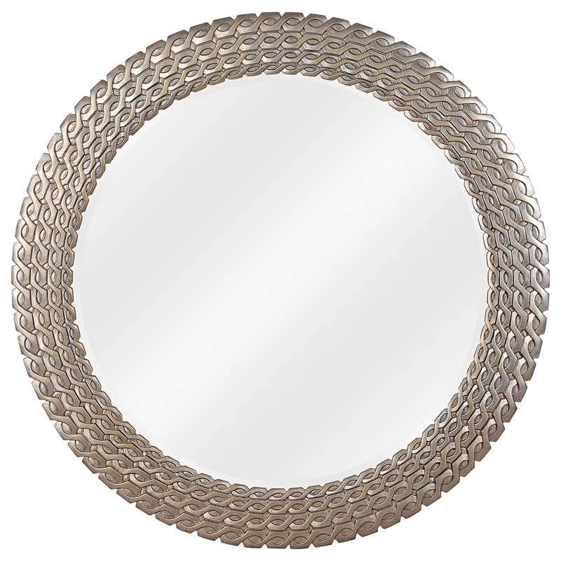 Bracelet Brushed Silver And Gold 35" Round Wall Mirror 4 Bracelet Brushed Silver And Gold 35" Round Wall Mirror - Image 2