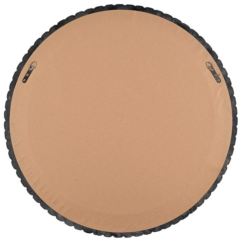 Bracelet Brushed Silver And Gold 35" Round Wall Mirror 6 Bracelet Brushed Silver And Gold 35" Round Wall Mirror - Image 4