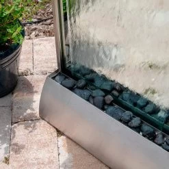 Breckenridge 42" High Steel Mirror LED Outdoor Wall Fountain 11 Breckenridge 42" High Steel Mirror LED Outdoor Wall Fountain -Kenroy Store breckenridge 42 inch high steel mirror led outdoor wall fountain 78e57views2