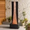 Brilliant Falls 48" High Hammered Copper LED Floor Fountain 2 Brilliant Falls 48" High Hammered Copper LED Floor Fountain -Kenroy Store brilliant falls 48 inch high hammered copper led floor fountain 66h98cropped