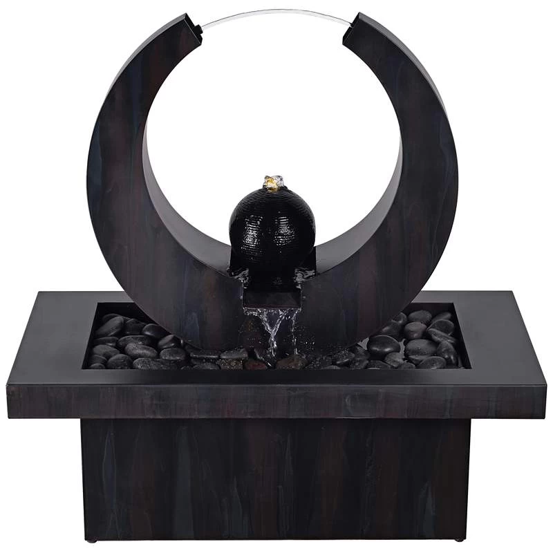 Circlet 27 1/2" High Spitter Bubbler Modern Fountain 4 Circlet 27 1/2" High Spitter Bubbler Modern Fountain - Image 2