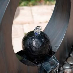 Circlet 27 1/2" High Spitter Bubbler Modern Fountain 10 Circlet 27 1/2" High Spitter Bubbler Modern Fountain -Kenroy Store circlet 27 and one half inch high spitter bubbler modern fountain 78e46views1