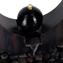 Circlet 27 1/2" High Spitter Bubbler Modern Fountain 11 Circlet 27 1/2" High Spitter Bubbler Modern Fountain -Kenroy Store circlet 27 and one half inch high spitter bubbler modern fountain 78e46views2