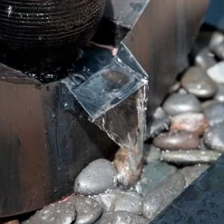 Circlet 27 1/2" High Spitter Bubbler Modern Fountain 12 Circlet 27 1/2" High Spitter Bubbler Modern Fountain -Kenroy Store circlet 27 and one half inch high spitter bubbler modern fountain 78e46views3