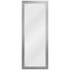 Drake Brushed Steel 29 1/4" X 77 1/4" Floor Mirror 1 Drake Brushed Steel 29 1/4" X 77 1/4" Floor Mirror -Kenroy Store drake brushed steel 29 and one quarter inch x 77 and one quarter inch floor mirror 62x51